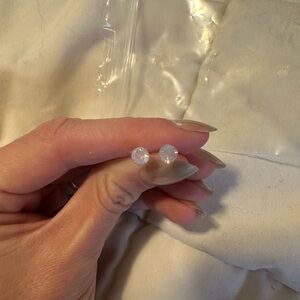 Elegant Silver Stud Earrings